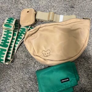 Citymouse Beige Crossbody diaper Sling Bag